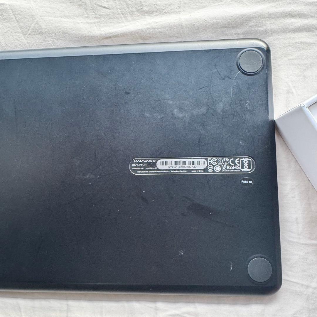 Huion Kamvas 12 液晶ペンタブレット 11.6インチ 液タブ 黒