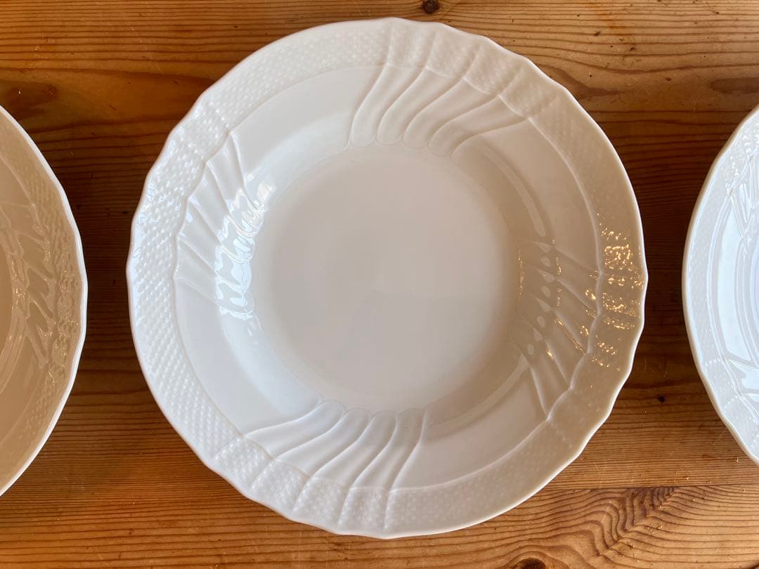 studioMS ジノリ　ベッキオホワイト　23.5スーププレート×6