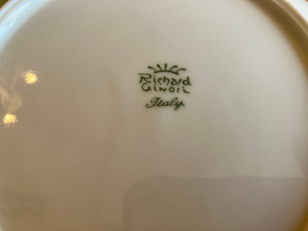 studioMS ジノリ　ベッキオホワイト　23.5スーププレート×6