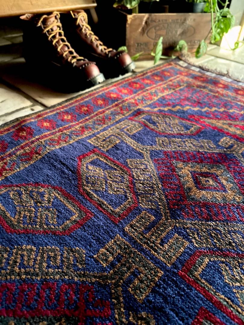 トライバルラグ　ヴィンテージラグ　アフガンラグ　マルダリ　バルーチ　プリミティブ
