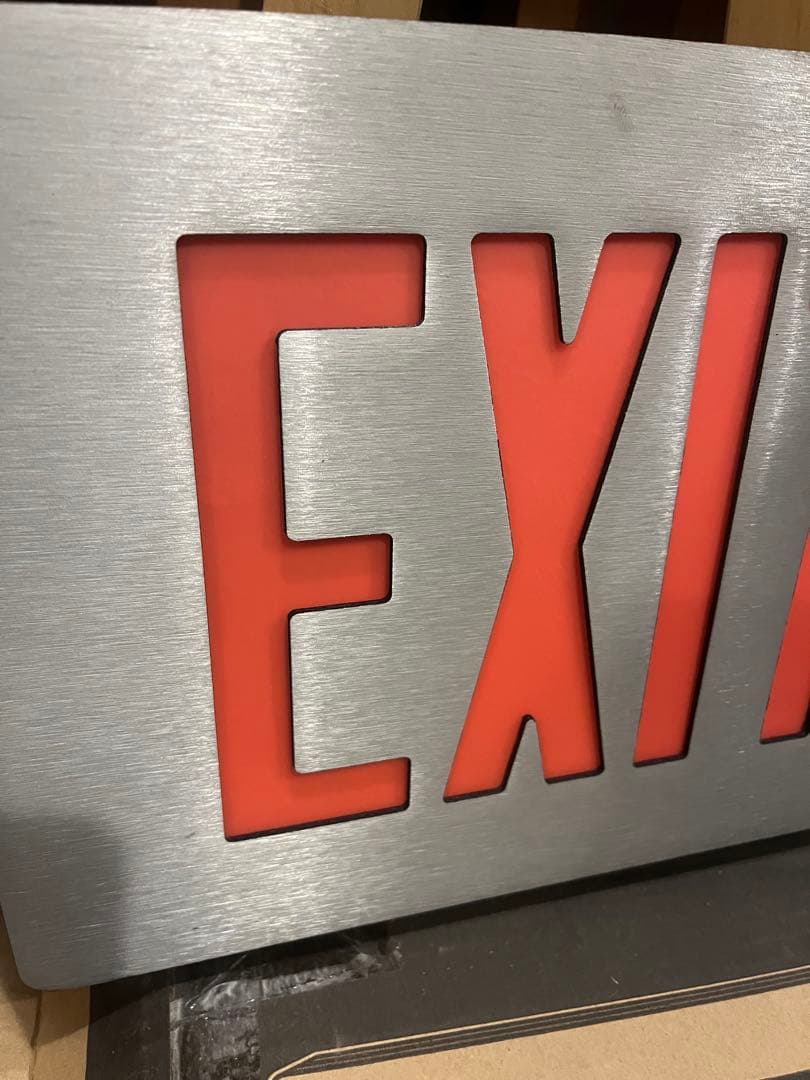 アルミニウム LED EXIT サイン