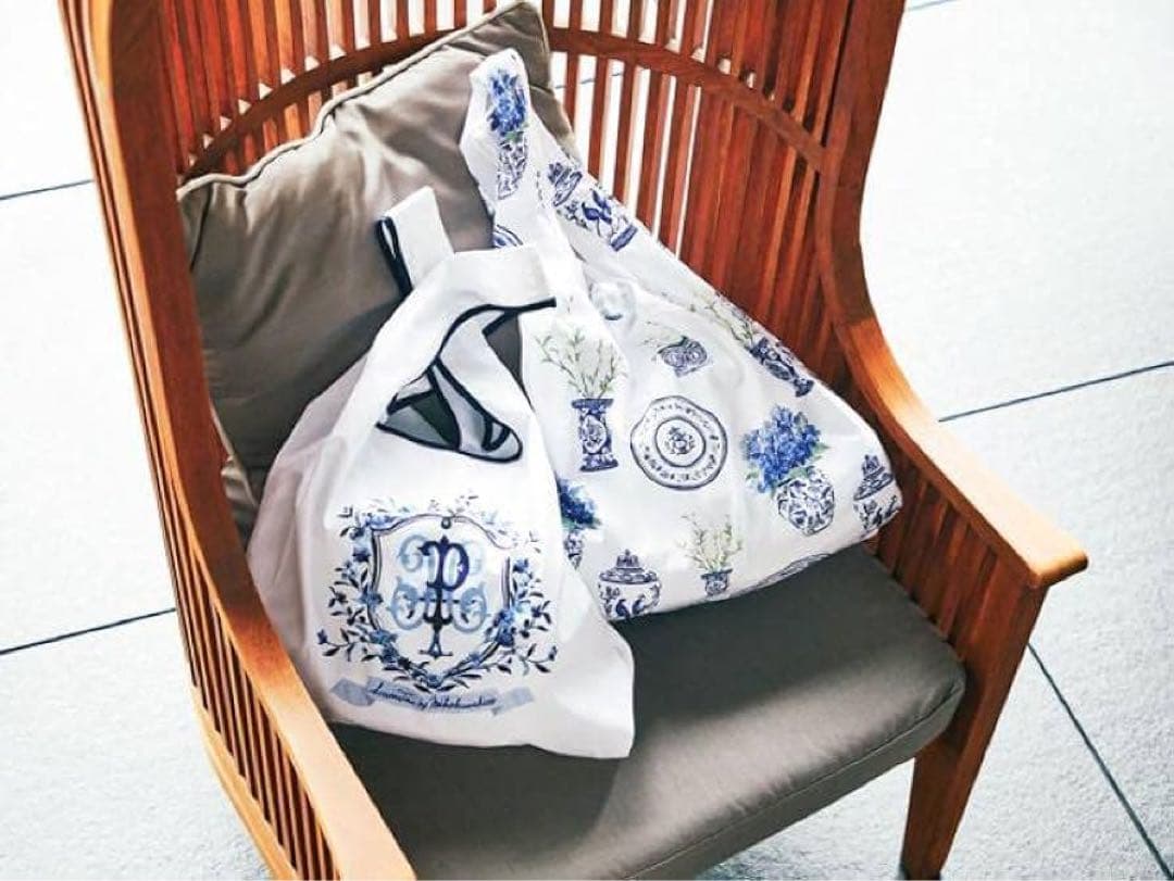 seventen セブンテン パレスホテル エコバッグ 陶器柄 新品 未使用