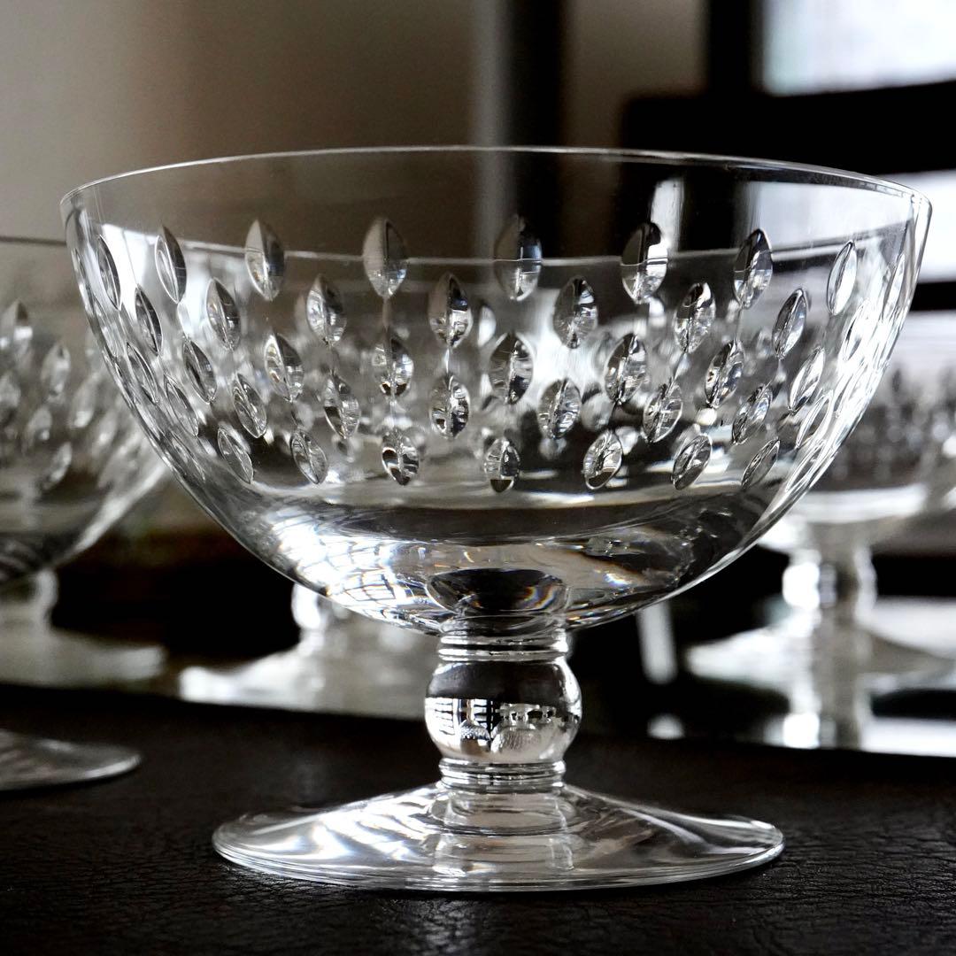 美品★オールドバカラBACCARAT★パリ★シャンパンクープ ワイングラス★6脚