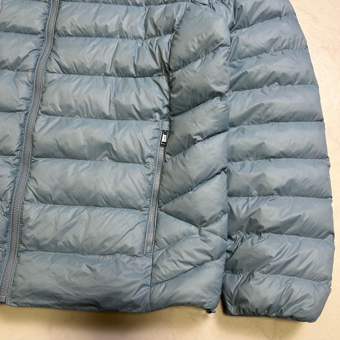 【美品】ポロラルフローレン 中綿ジャケット ブルー系 XL 刺繍ロゴ