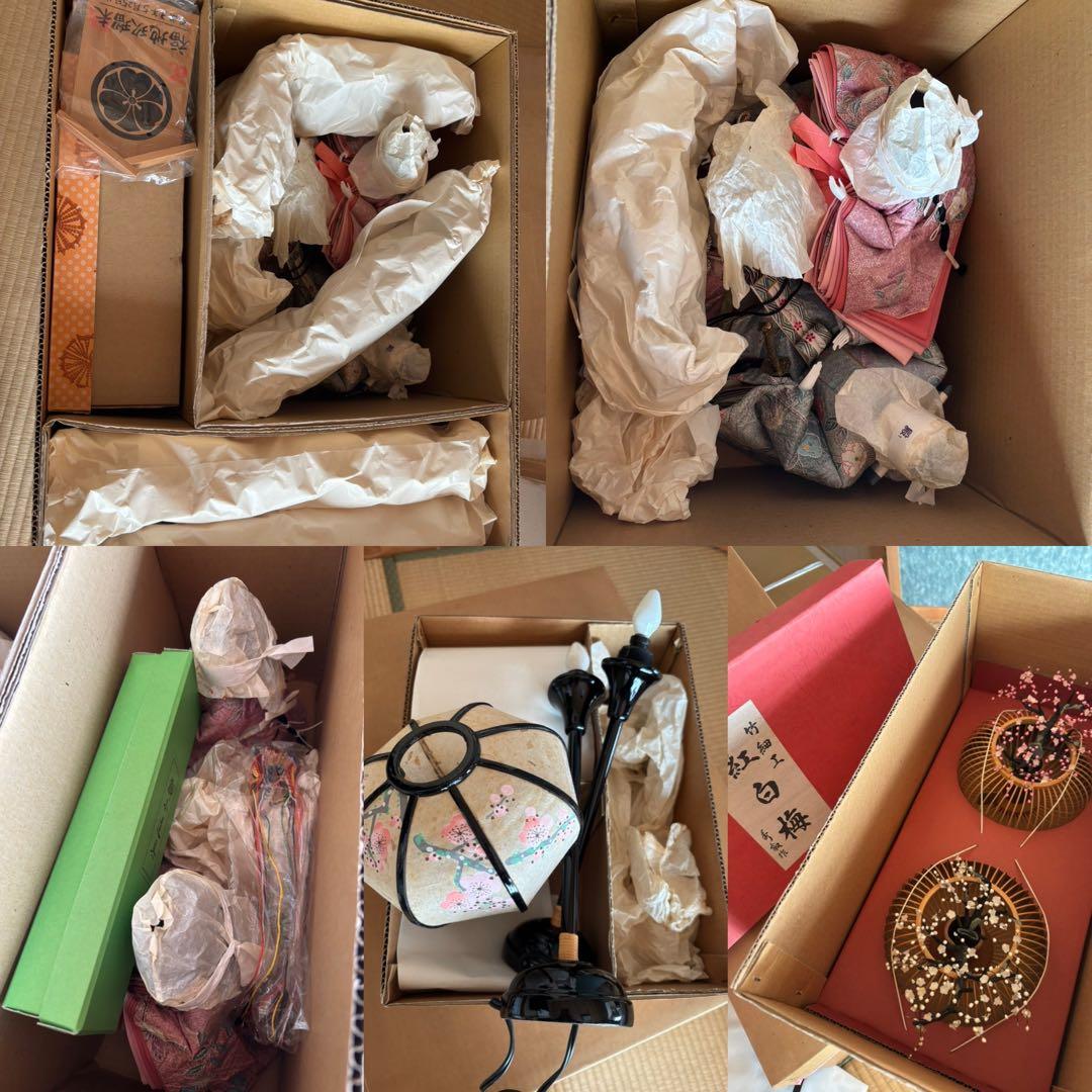 山本寛斎　お雛様と三人官女と小物類