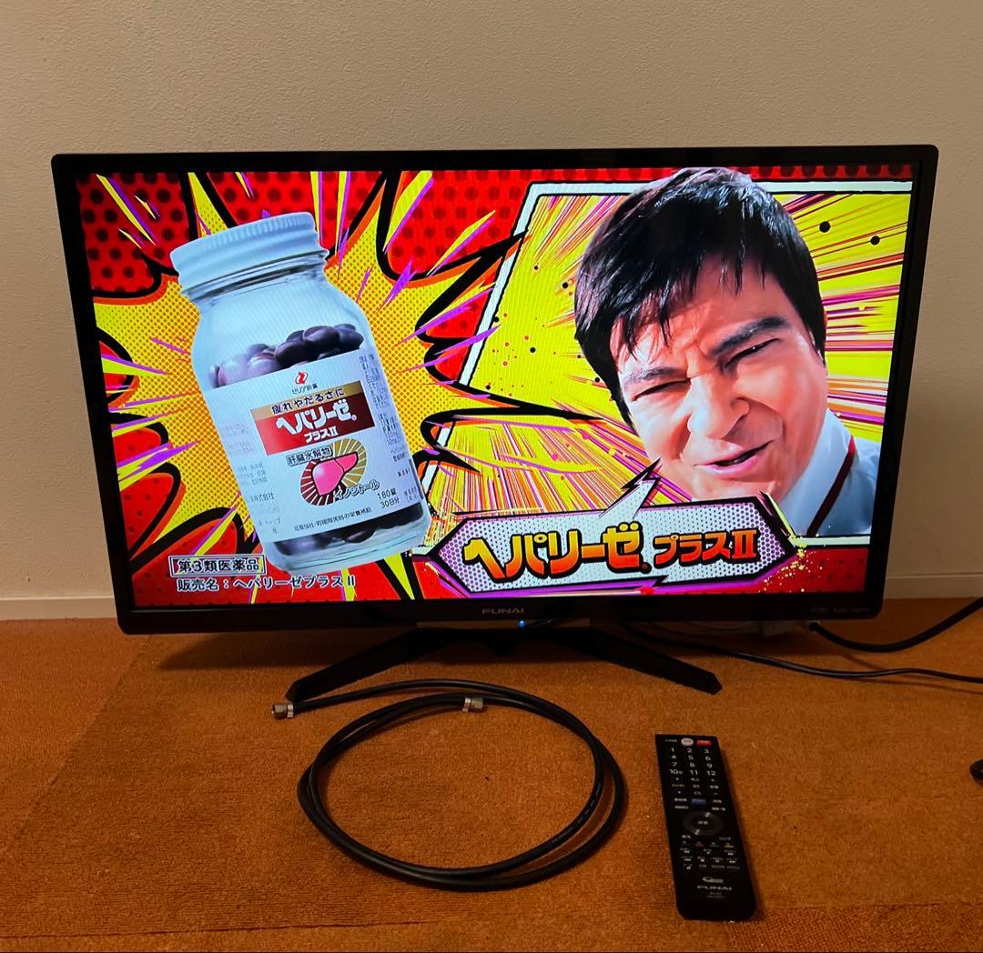 FUNAI フナイ ハードディスク内蔵！裏番組録画 液晶テレビ 32V型19年製