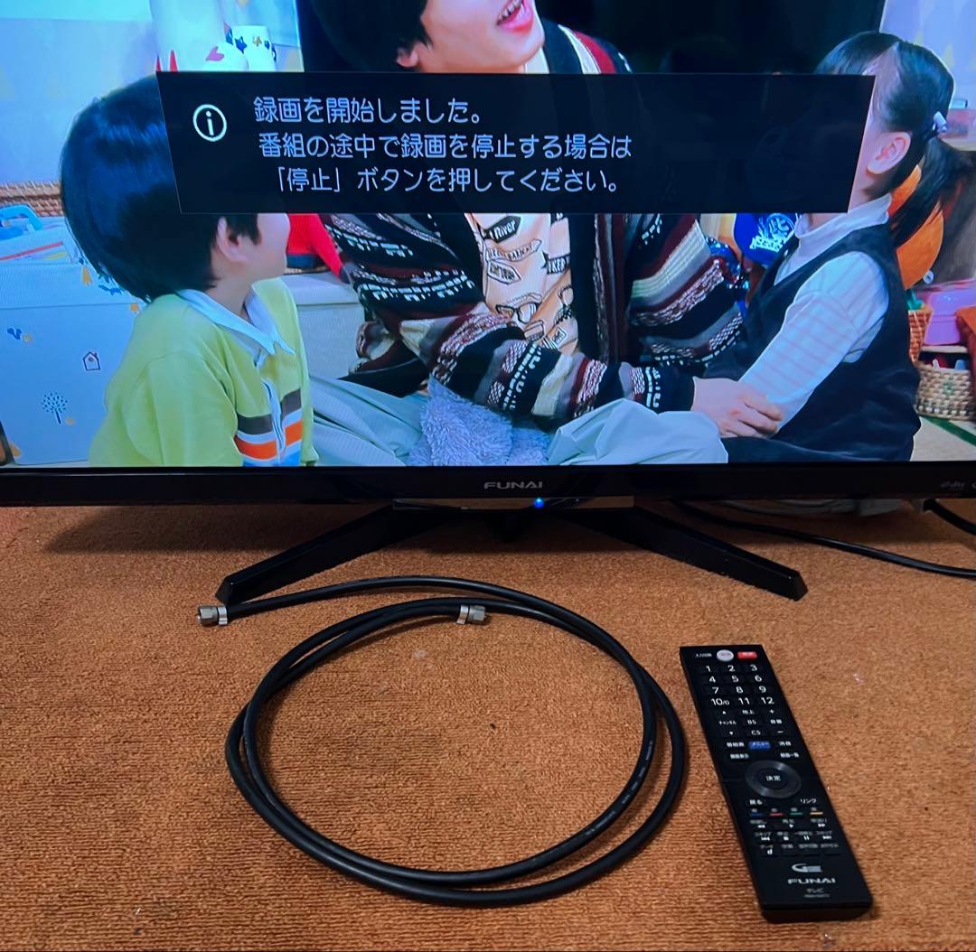 FUNAI フナイ ハードディスク内蔵！裏番組録画 液晶テレビ 32V型19年製