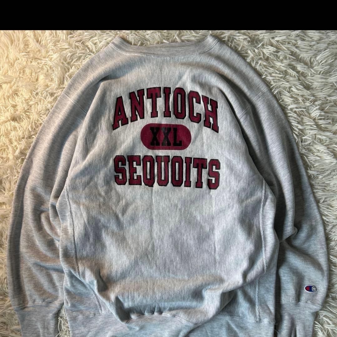 90s USA製　チャンピオン　リバースウィーブ　3段　カプセル　XXL