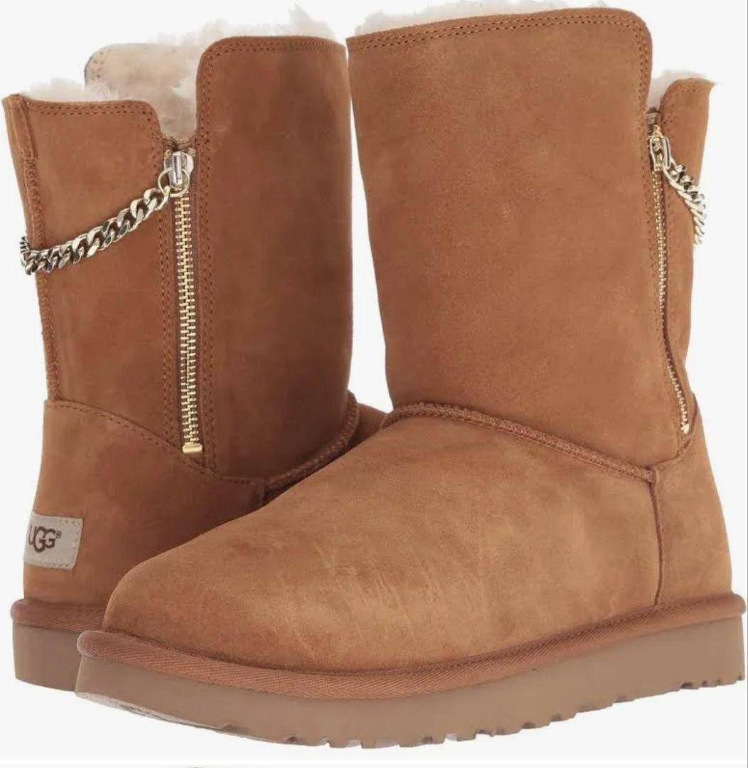 限定価格 美品 UGG ムートンブーツ SPARKLE ZIP