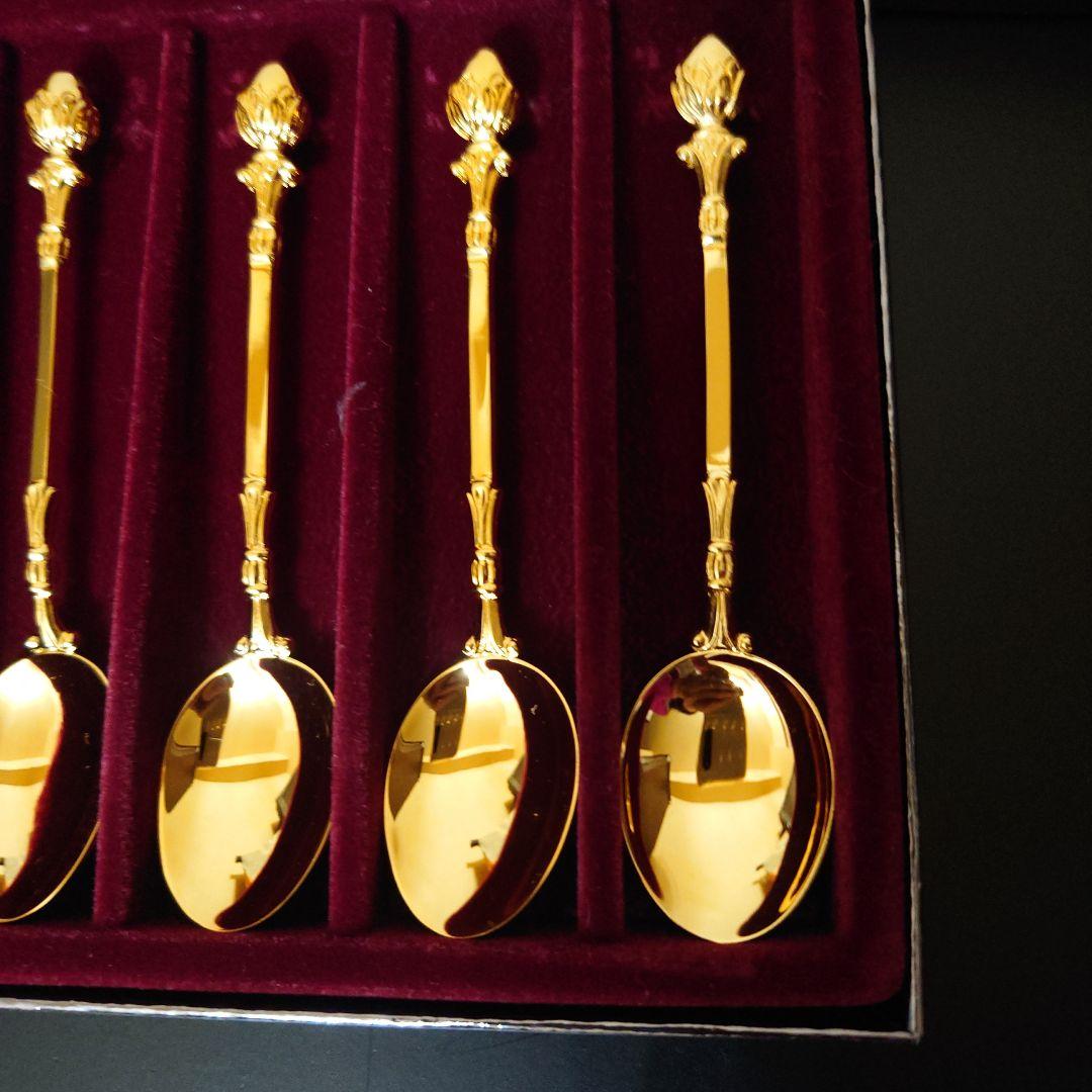 【新品】ウィドマン CHRISTOPH WIDMANN 24金スプーン6本セット