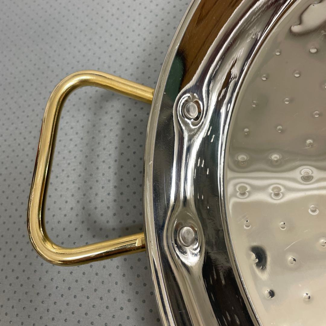 La Ideal ステンレス パエリア鍋　ファミリーサイズ（6人用）