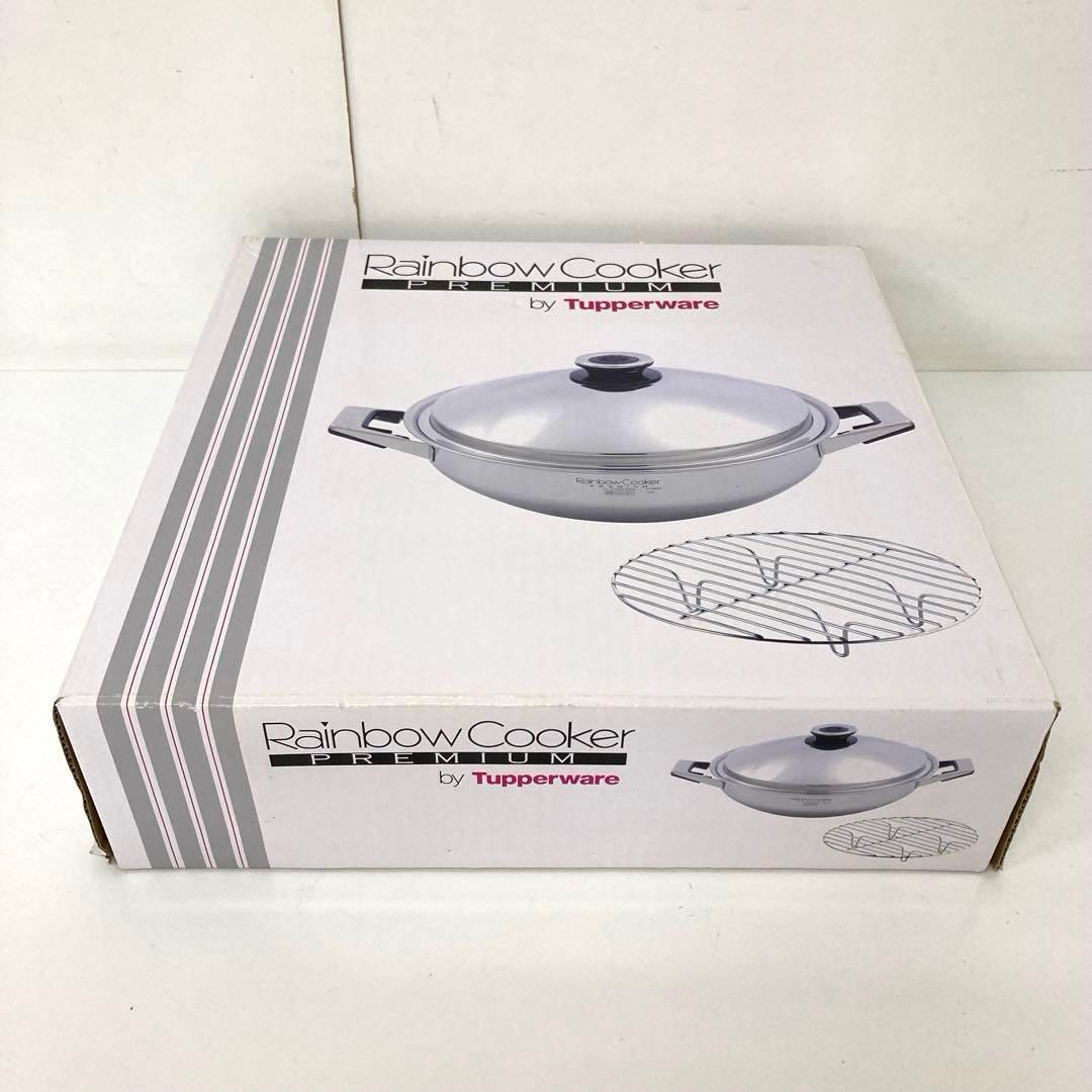 4322-G レインボークッカープレミアム 28cmウォック スチームラック