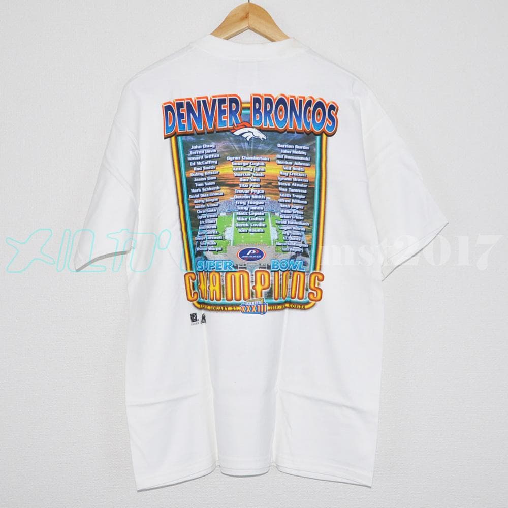 【ヴィンテージ 古着】NFL PP ブロンコス Tシャツ SB XXXIII