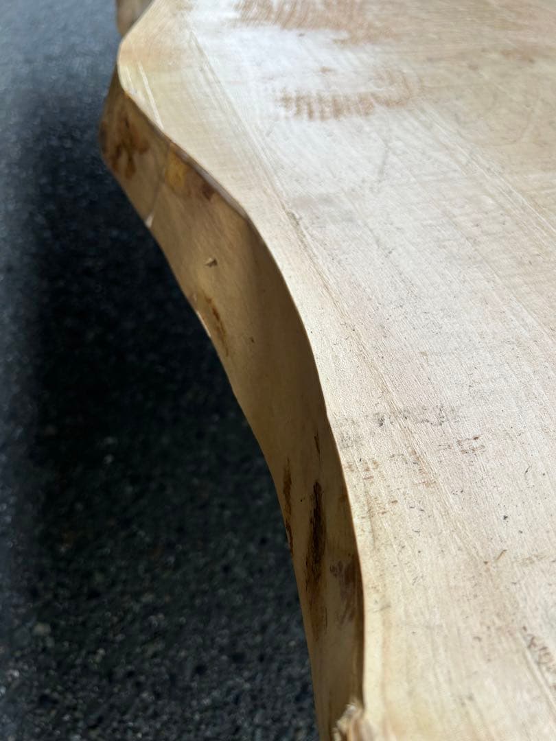 [即購入OK] 爆安出品！　栃(とち)耳付き一枚板　総無垢材極上杢　新品未使用