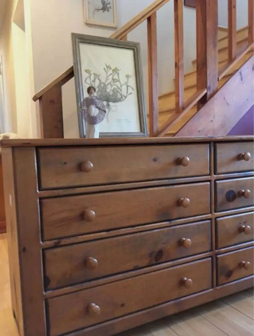 パイン材　無垢材　チェスト　vintage chest ペニーワイズ　コスガ