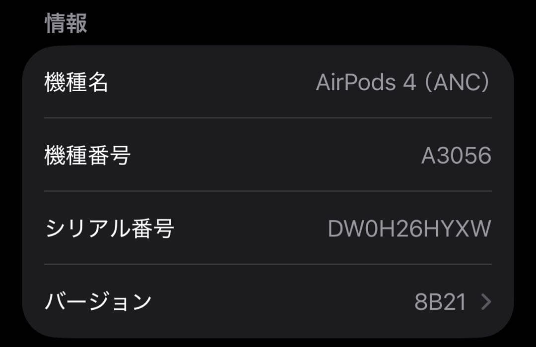 AirPods 第四世代 ANC搭載モデル　保護ケース付