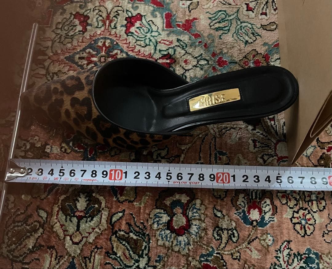 GRISE⭐︎4.5cmレザーポインテッドミュール【未使用品】