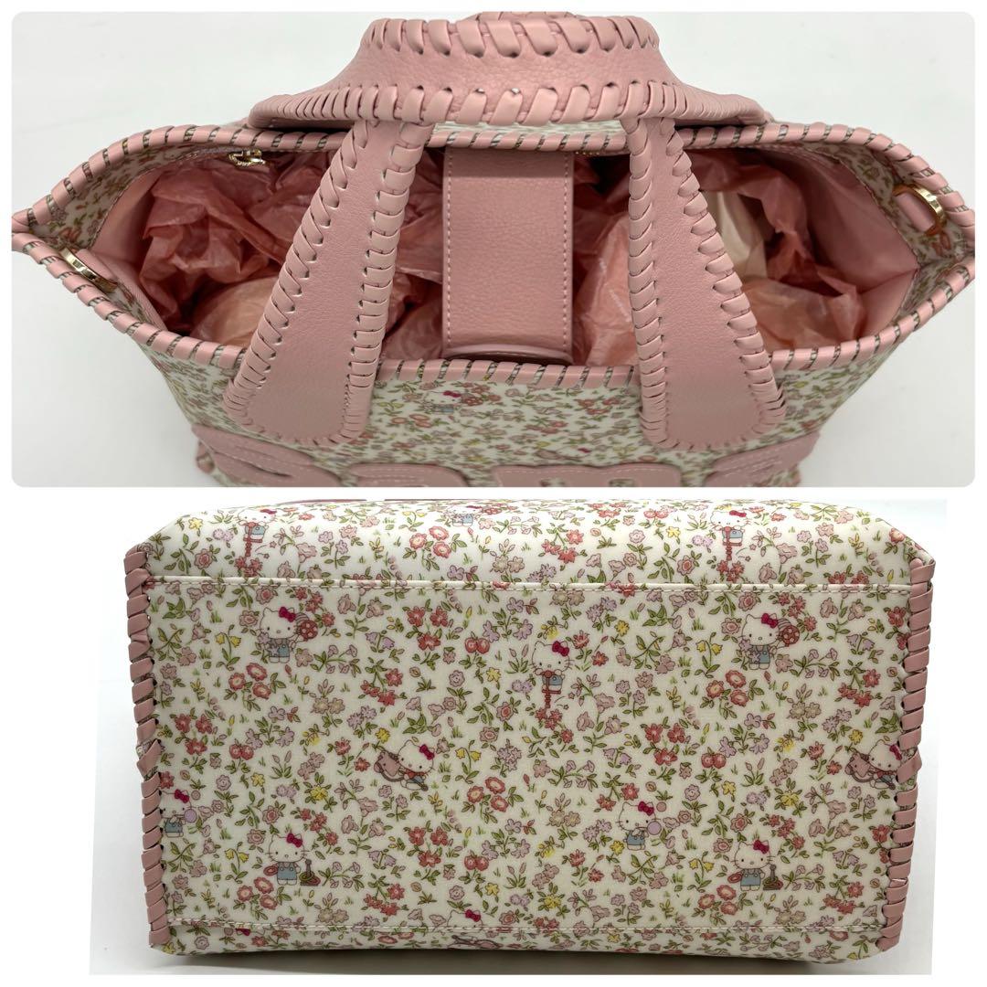 未使用級　希少　サマンサタバサ　ハローキティ50周年コラボ 2wayハンドバッグ