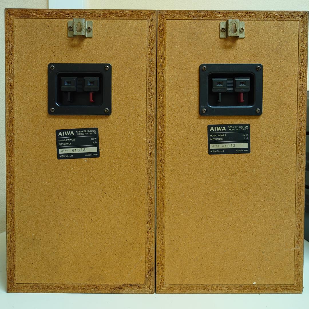 【ジャンク】AIWA ミニコンポ LX-3 RX-6 FX-W6 SX-F6