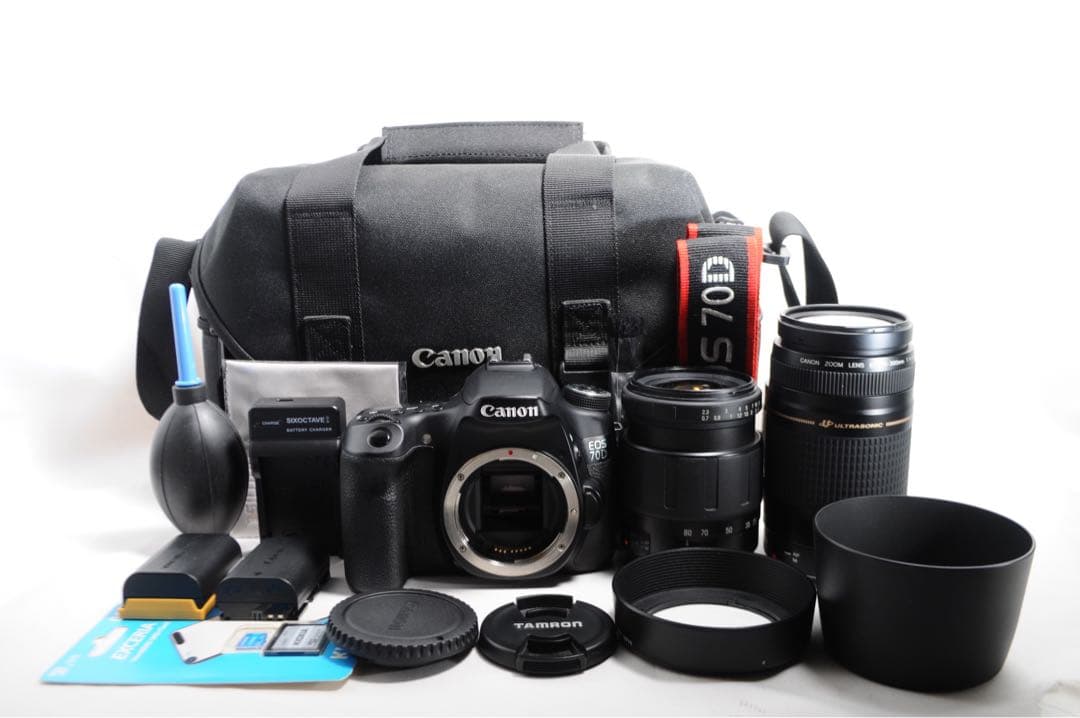 Wi-Fi❤️Canon EOS 70D❤️ダブルズームキット❤️一眼レフカメラ