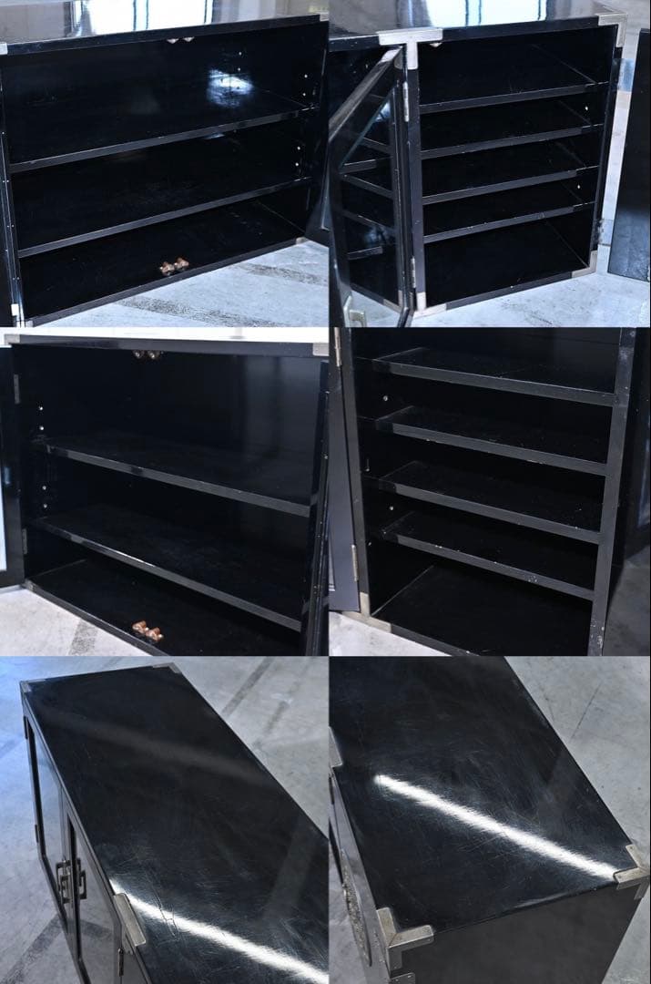 和箪笥 金具装飾 収納 キャビネット ローチェスト 古民家 寝室 玄関 応接間