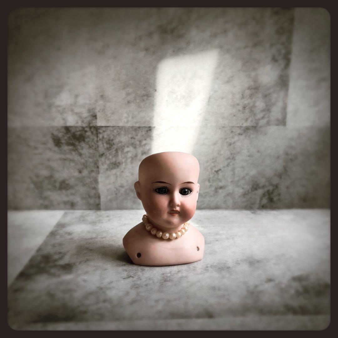 アンティーク ドイツ　Armand Marseille 製 ビスクドールヘッド