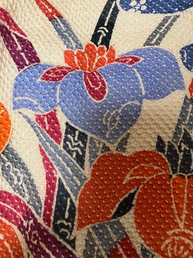 正絹　藤娘きぬたや　総絞り被布　同布髪飾り