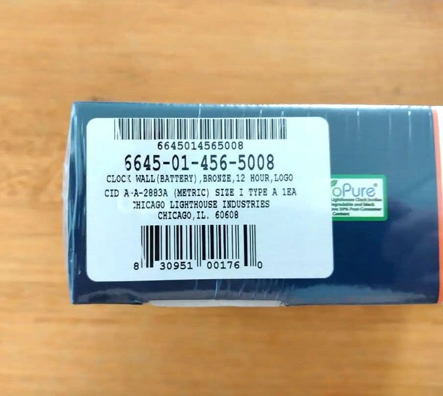 新品 米軍放出 USMC SKILCRAFT ウォールクロック 壁掛け時計 米軍