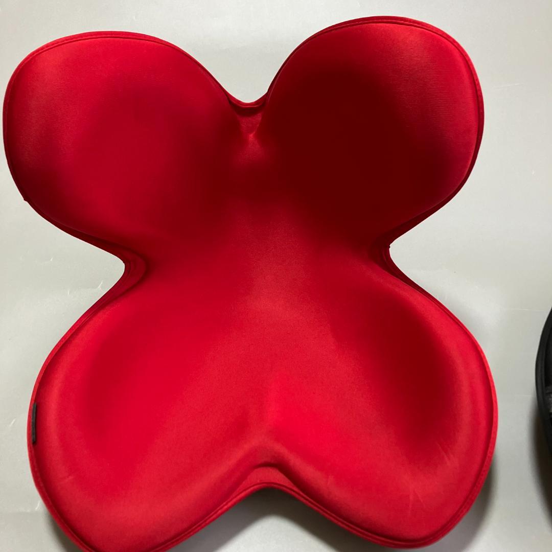 MTG Style 骨盤姿勢矯正サポートチェア　赤　黒　2個セット