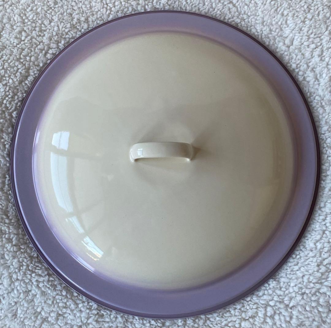 ☘️イマン☘️ ビビアン　パープル　ホーロー製蓋付き特大バケツ　ストッカー