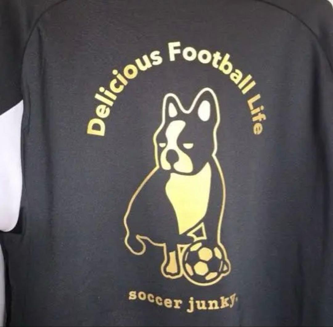 soccer junky DFLジャージ 黒/金　上下セット