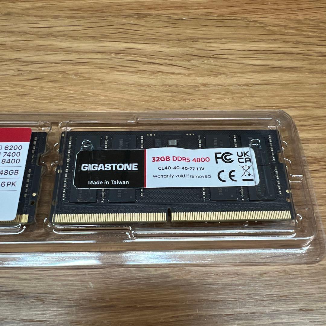 GIGASTONE DDR5 32GB 4800 メモリー