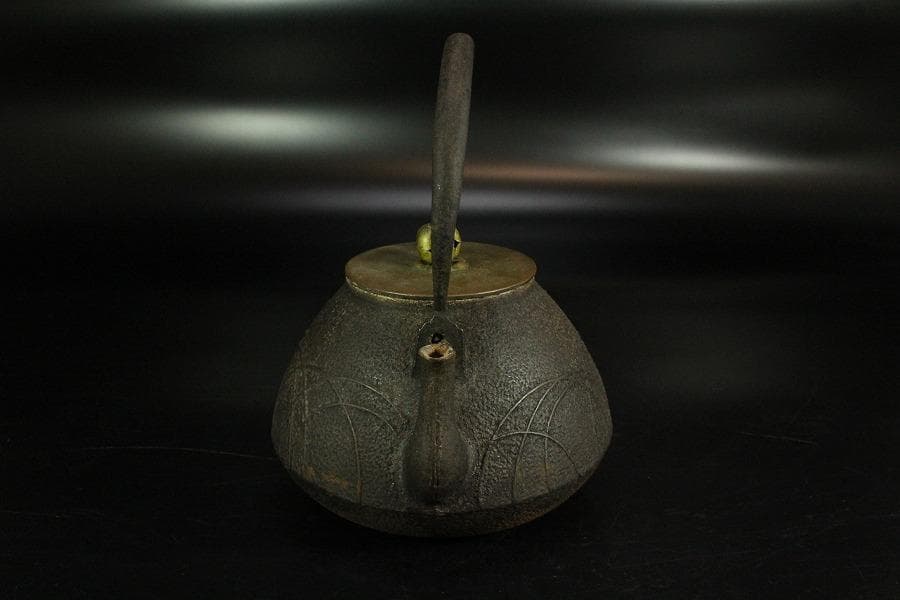 鉄瓶 野草 龍文堂(K-LC590)