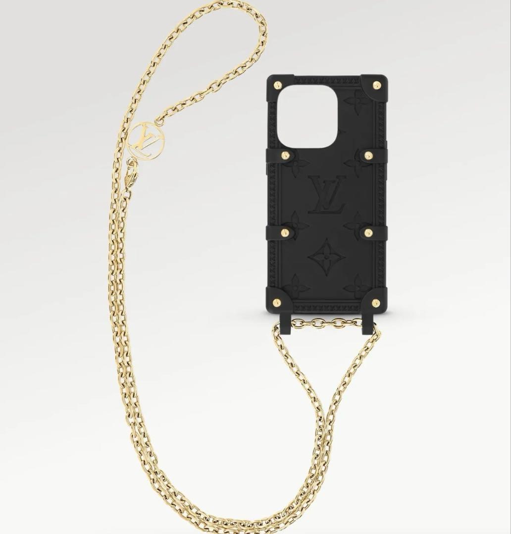 Louis Vuitton iPhoneケース ブラック