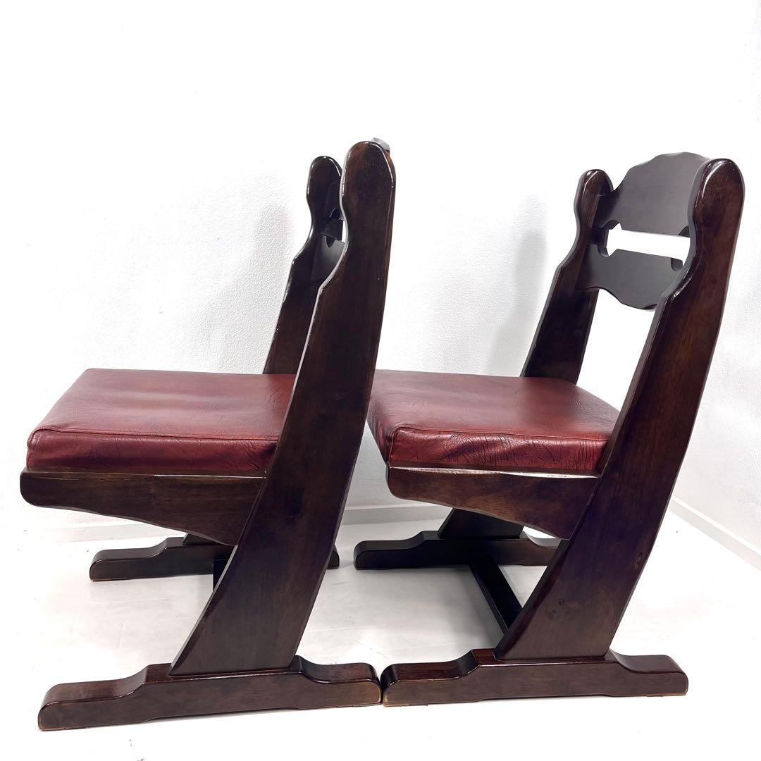 カリモクkarimoku RUSTIC ルスティックダイニングチェア2脚　①