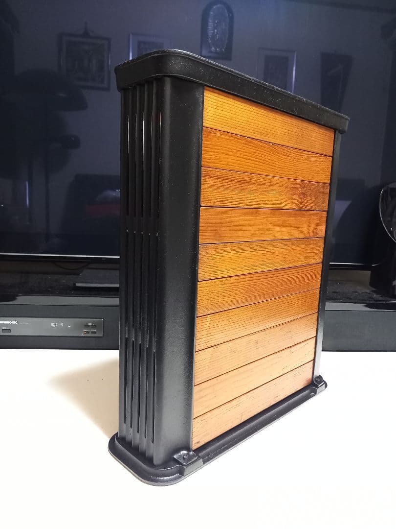 インダストリアル　アイアン　ナチュラル　ウッド　アンブレラ　スタンド　鋳物製