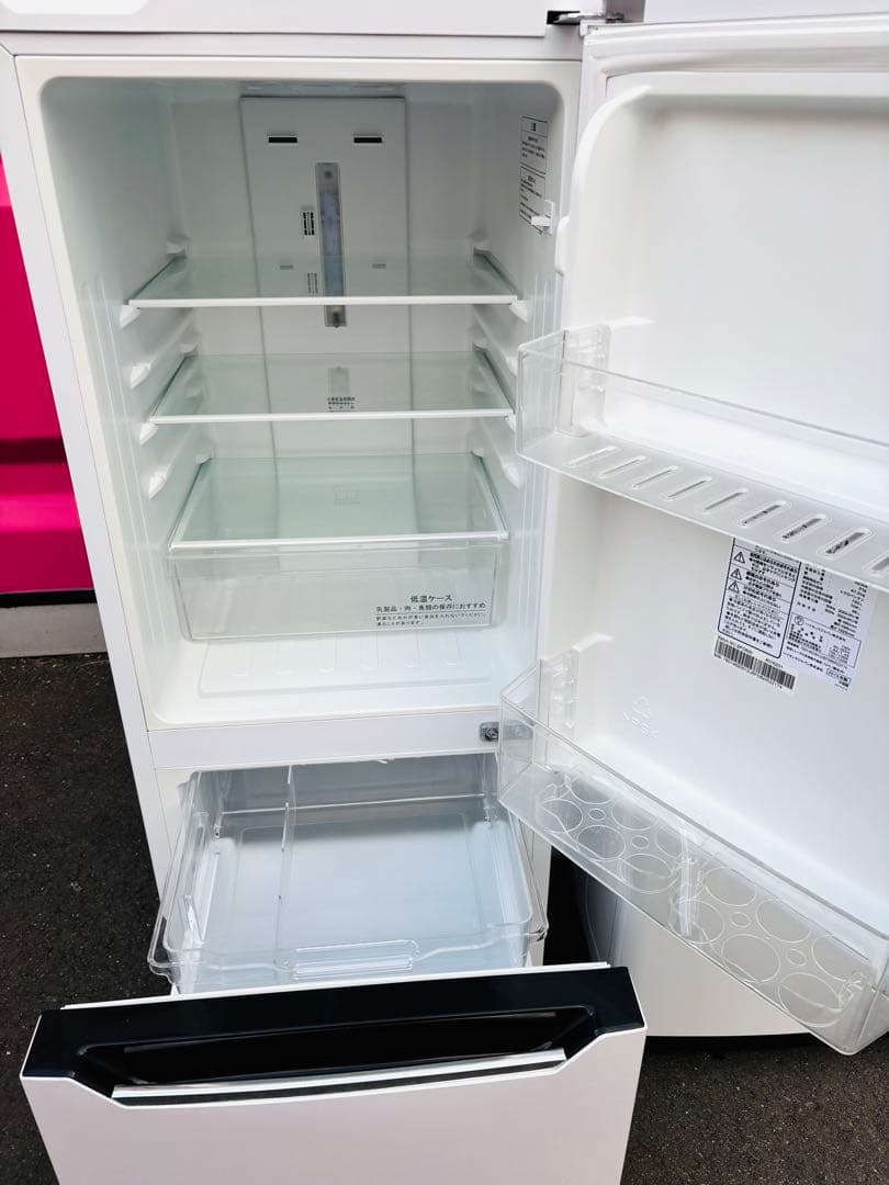 極美品ハイセンスホワイト家電／冷蔵庫150L＆洗濯機５.5kgセット
