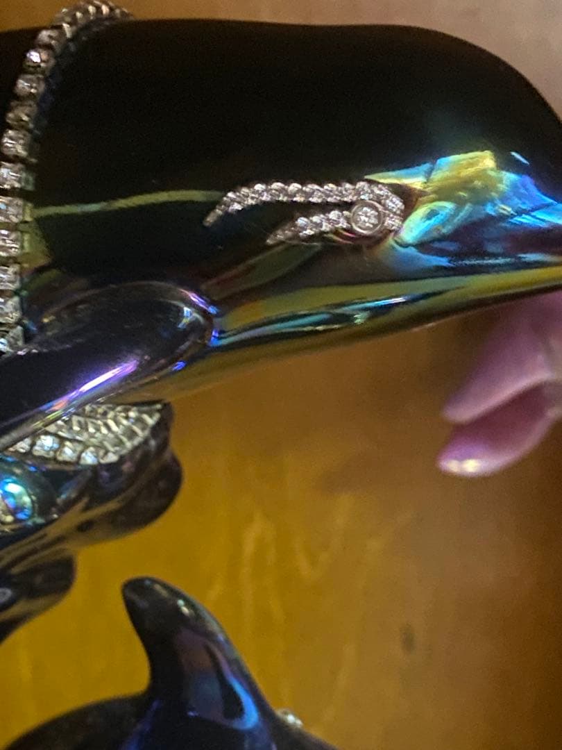 希少♦️未開栓♦️ダイヤモンド アイズ♦️ ブラック ドルフィン♦️鑑別書付♦️送料込