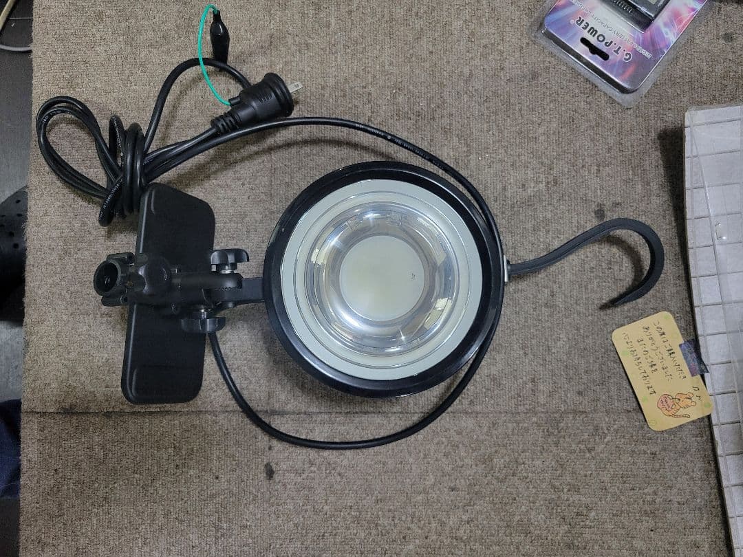 CIBIEフォグライトと黄色サイドミラー新品、ダウンサス中古　人感センサーライト