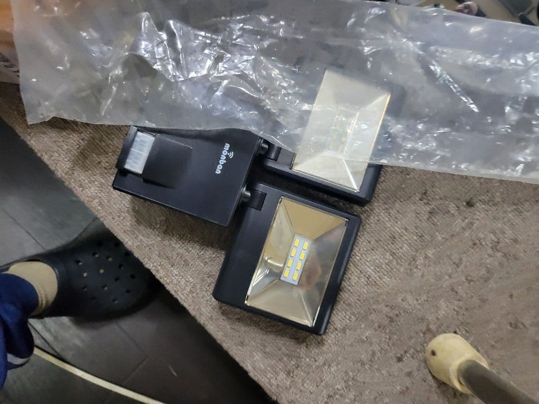 CIBIEフォグライトと黄色サイドミラー新品、ダウンサス中古　人感センサーライト