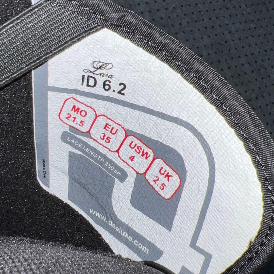 数回使用 希少21.5cm DEELUXE id 6.2 スノーボードブーツ