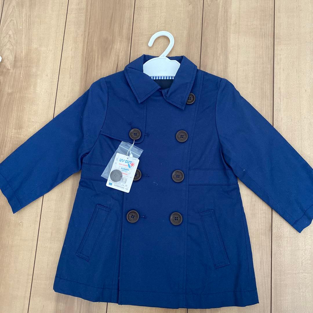 新品未使用　ミキハウス ネイビー ジャケット 90 コート