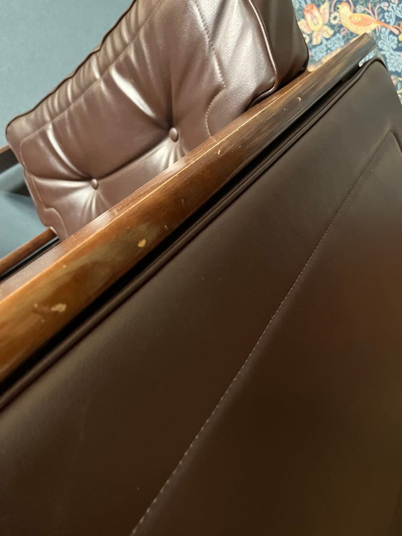 カリモク家具 1人掛けソファ シングル アンティーク 昭和レトロ 応接