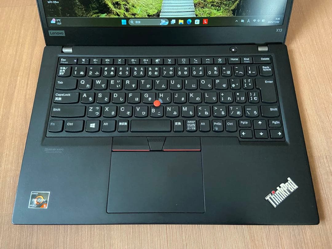 Lenovo ThinkPad X13 Gen1 Ryzen 5 Pro 高性能