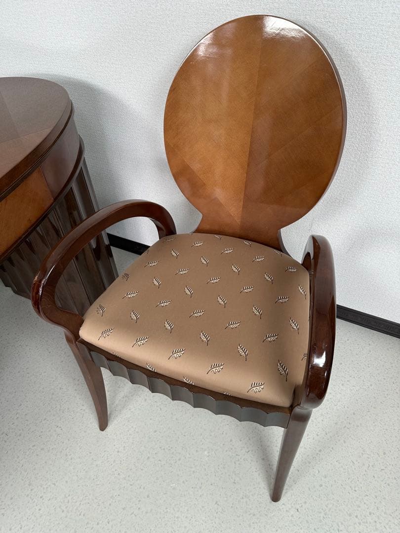 センチュリー 家具 イタリアアールデコ様式 最高級 アームチェア セット※i1※