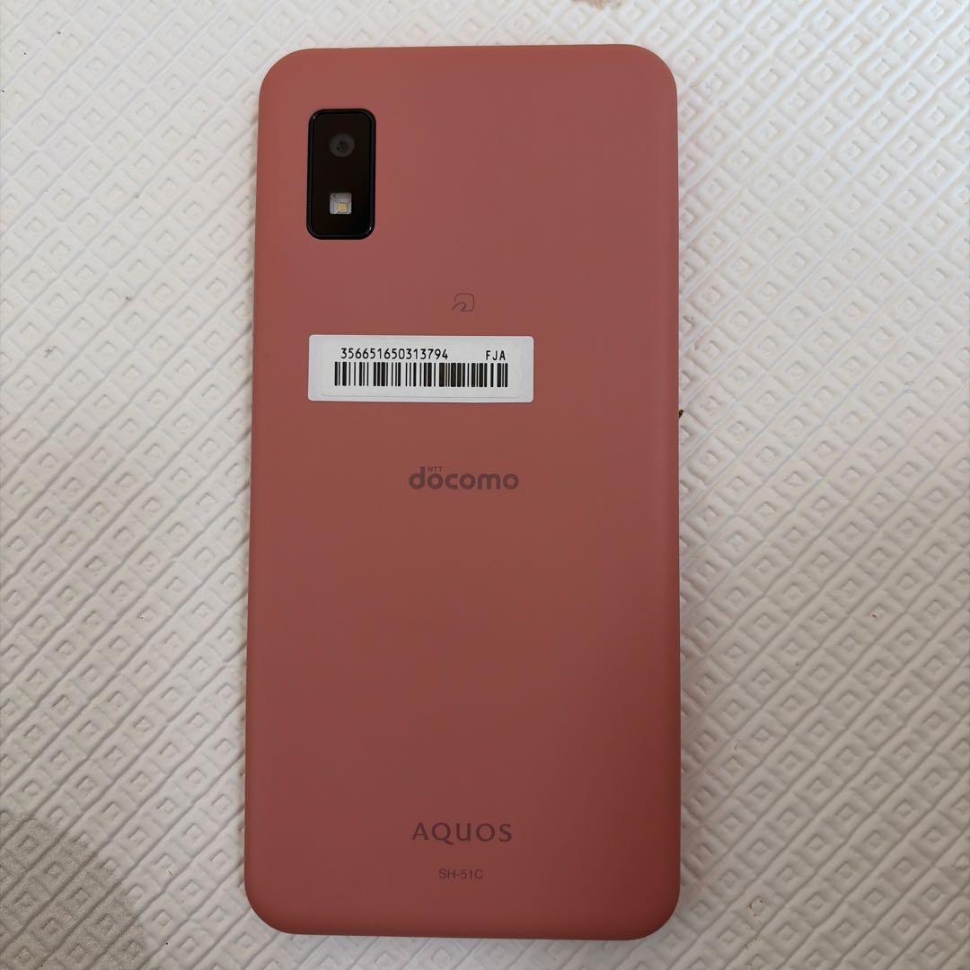 AQUOS wish2 SH-51C　スマートフォン コーラル　動作確認済み