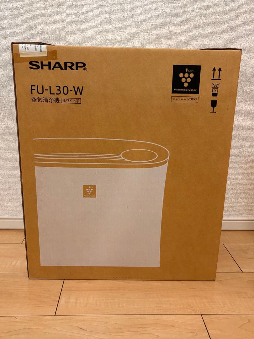 SHARP 空気清浄機 プラズマクラスター7000 FU‑L30‑W