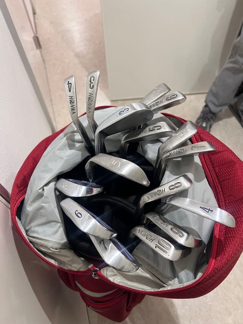 【18000円▶︎14000円】ゴルフ HONMA アイアンセット　バッグ付き