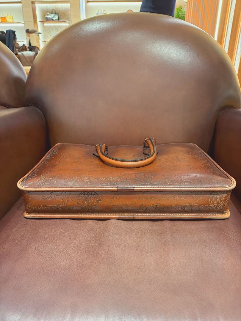 【定価62万希少5スタンプ】ベルルッティアンジュールトートバッグ　ビジネスバッグ