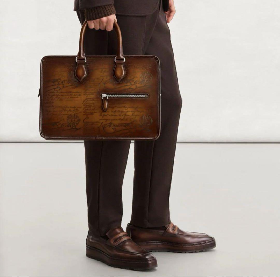 【定価62万希少5スタンプ】ベルルッティアンジュールトートバッグ　ビジネスバッグ